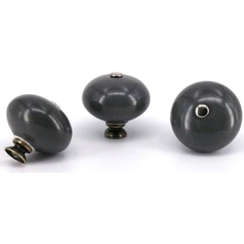 4PCS Round Drawer Knobs 40mm Ceramic Cabinet Door Handles Kitchen Cupboard Knobs Modern Dresser Wardrobe Pull
