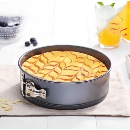 7inch Non-stick Carbon Steel Springform Pan Pumpkin Pan Round Cake Pan Bakeware Cake Baking Moulds Kitchen Supplies