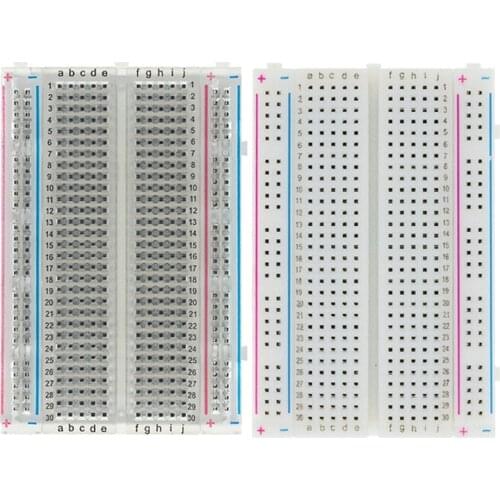 Free Shipping! 10pcs Quality mini bread board / breadboard 8.5CM x 5.5CM 400 holes