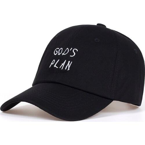 GODS PLAN Dad Hat 100% Cotton Aubrey Drake Hit Singles embroidery Baseball Cap Snapback Unisex Summer outdoor leisure caps