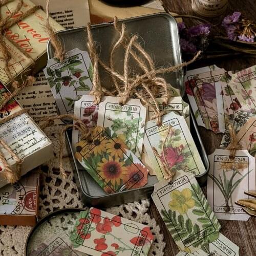 100Pcs/Lot Travel Ticket Planet Tags Material Paper Junk Journal Planner Scrapbooking Vintage Decorative DIY Craft Paper