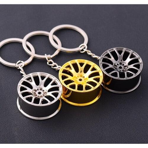 Car Wheel Rim Key chain for BMW E90 E60 E70 E87 1 3 5 6 Series M3 M5 X1 X5 X6 Z4