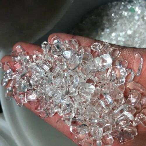 Natural white crystal crystal mineral specimen quartz wafer healing treatment