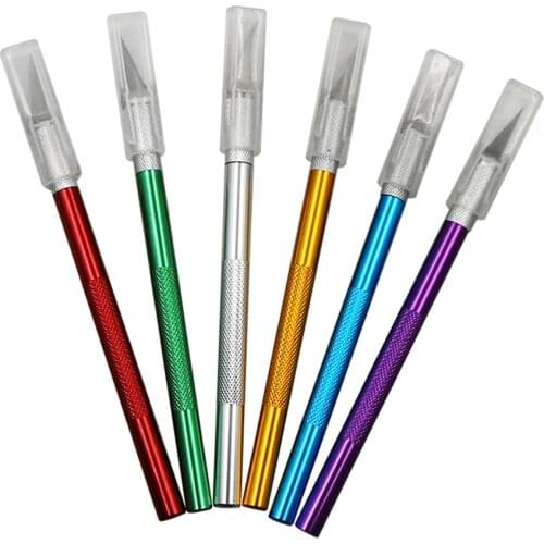 Metal Carving Utility Knife Art Tools Non-Slip Blades Cutter Engraving Craft Knife for Laptop Mobile Phone DIY Repair Hand Tools