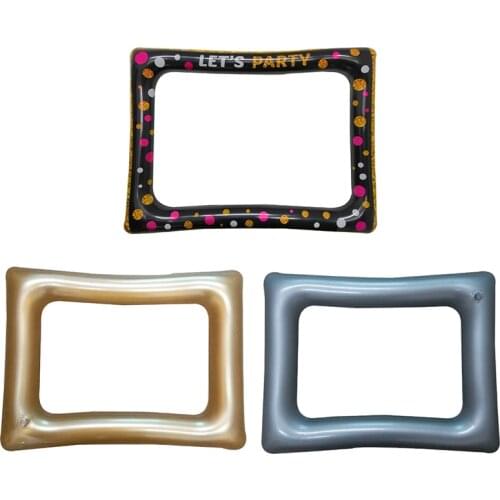 Inflatable Selfie Frame Party Picture Frame Funny Party Decoration Photo Booth Props For Christmas Carnival Swimming Pool