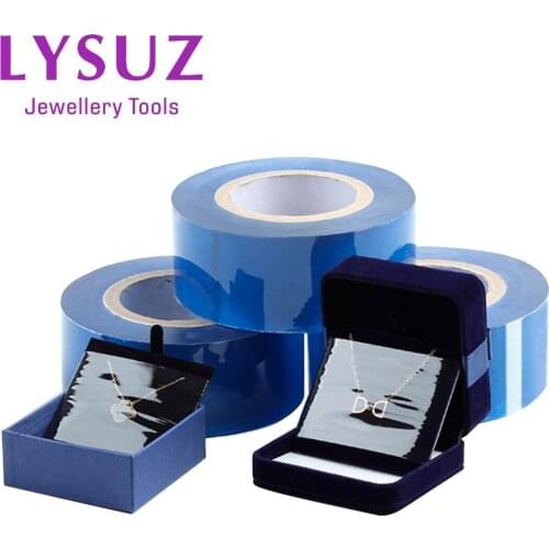 Non Adhesive Film Tape Jewelry Packaging Transparent PVC Electrostatic Adsorption Protect Jewelry Watch Lysuz