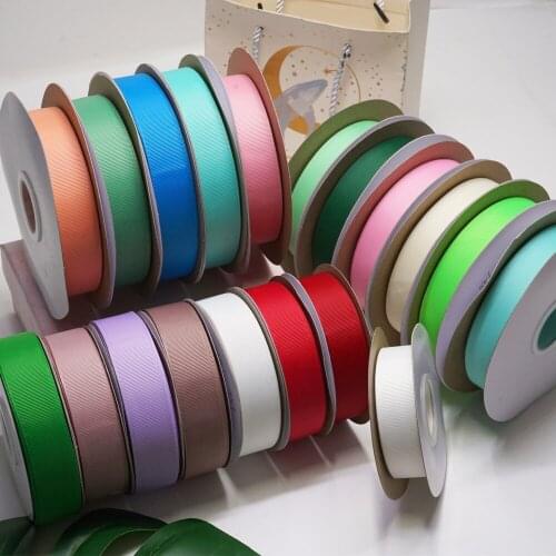 Cheap big sale 25 mm solid colors grosgrain ribbon