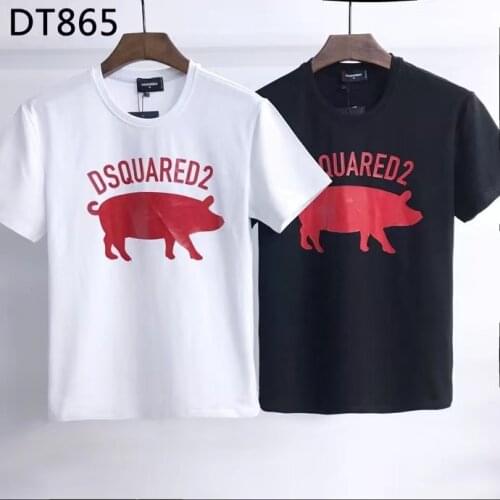2021 New DSQ2 High Street Round Neck Mens Printed T-Shirt DT865