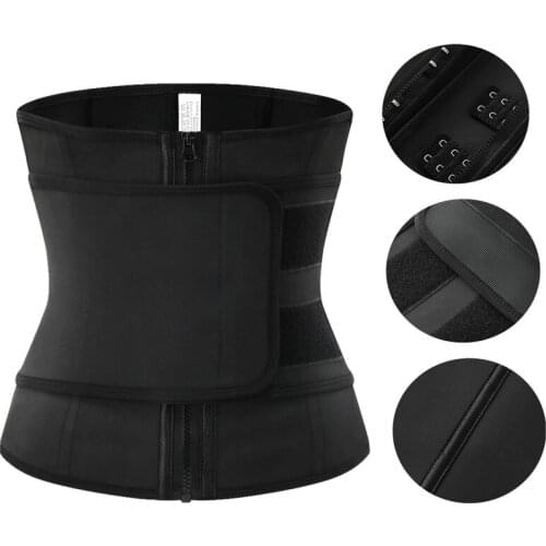 Single Belt 9 Steel Bone Three-breasted Buckle Reinforced Waist Belt Postpartum Corset Sports Sweats Restraint Belt Abdomen Belt