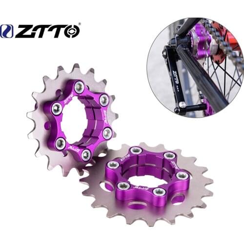 ZTTO MTB Single Speed Bicycle 1Speed BMX Sprocket Gear 16T 17T 18T 19T 20T 21T 22T 23T K7 CNC Bike Freewheel