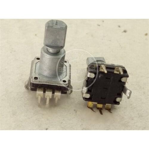 Original new 100% EC11 encoder with switch step 30 point handle length 15MMF