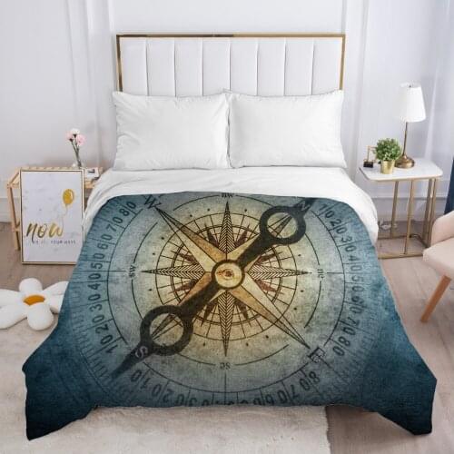 Luxury Duvet cover Quilt/Blanket/Comfortable Case 140x200 150x200 240x220 240x260 for Home 3D Bedding Print Map grey
