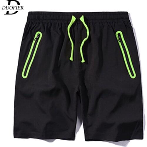 New Summer Shorts Mens Quick Drying Short Casual Beach Male Shorts Waterproof Sportwear Elastic Waist Solid Reflective Strip men