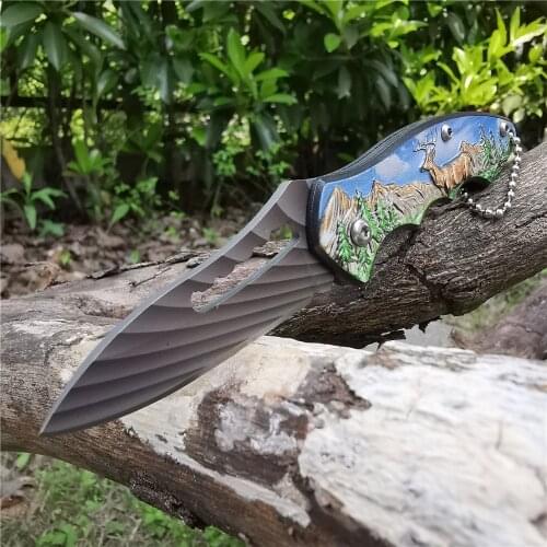 High Quality Folding Knife Tactical Steel Blade Defense Knives - Good for Hunting Camping Survival Outdoor Everyday Carry