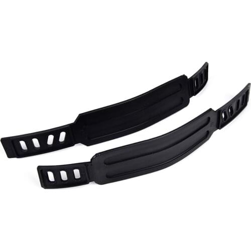1 Pair Black Bicycle Pedal Straps Belts Cycling Fix Bands Tape Generic For Most More Stationary Fitness Exercise Bike