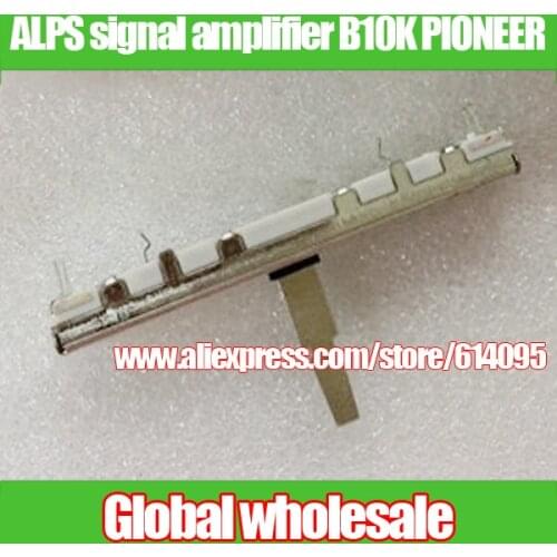 2pcs PIONEER DJM- 600 light resistance B10K straight slide potentiometer / ALPS signal amplifier B10K for PIONEER