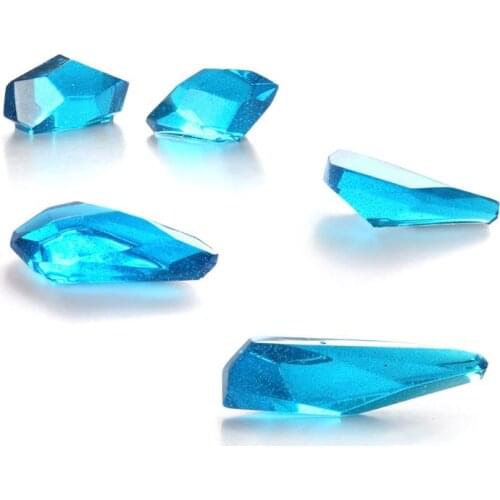 4Pcs Gem Crystal Silicone Resin Molds Earring Pendant Necklace Jewelry Tools