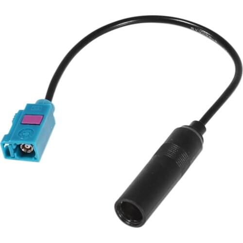 5.5 Inch 12V Car Radio Aerial Antenna Adaptor Connector Cable Head Fakra To Female Din For VW Car Antenna Accessories Tools