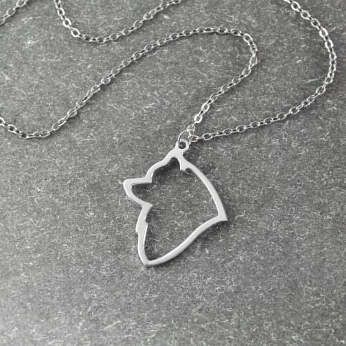 Samoyed necklace, Samoyed pendant, animal necklace ,alloy dog necklace , pet gift, dog pendant , pet necklace