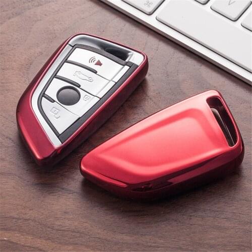 New Soft TPU Car Key Case Cover For Bmw X5 X1 X6 X7 X4 X3 F25 E90 M3 M2 M4 F10 E70 F31 G30 E87 F11 G05 I3 E60 G20 Keychain Ring