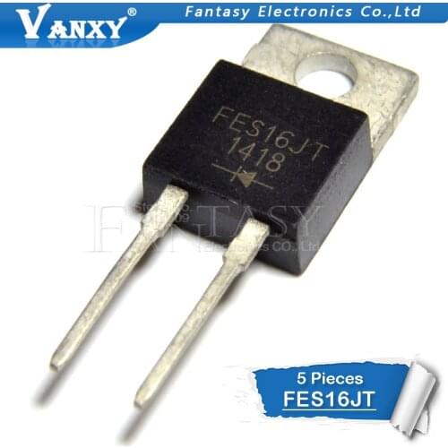 5pcs FES16JT TO-220 FES16JTR TO220 FES16J 600V16A TO220-2 new original