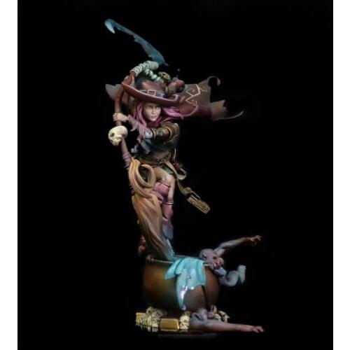 New Unassembled 1/18 90mm Mary Salamanca girl soldier ancient Resin Kit DIY Toys Unpainted resin model