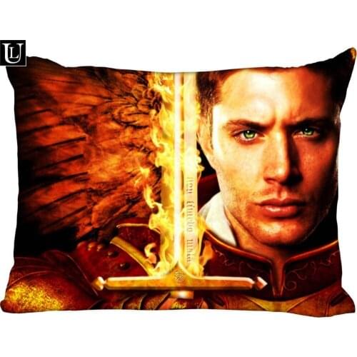 Custom supernatural Rectangle Pillow Cover Size 45x35cm (one side) Print Custom Zipper Polyester Cotton Pillowcase more size
