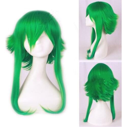 Anime Cosplay Wig Megpoid Gumi Anti-Alice Grass Green Heat Resistant Hair Cosplay Costume Wig Halloween Party Cosplay Prop