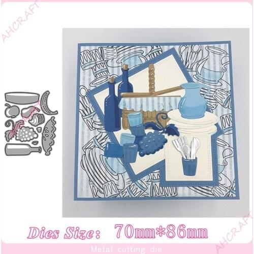 Fruit and food Metal Cutting Dies for diy Scrapbooking Photo Album Decorative Embossing PaperCard Crafts Die2020