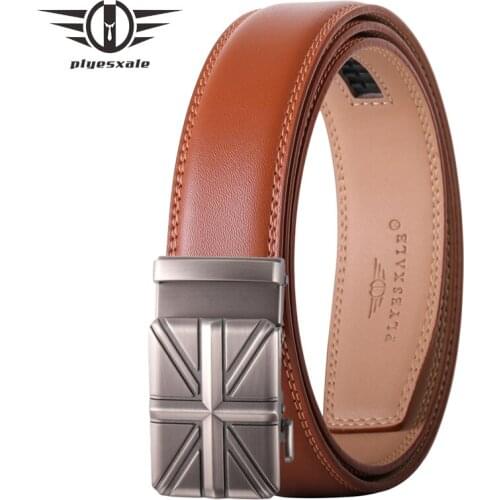 Gray Black White Blue Brown Leather Belt Men 2021 Luxury Automatic Buckle Belt Strap For Men High Quality Mens Belts Casual B456