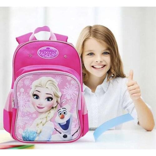 Disney Frozen Elsa Princess school bags for girls super light water proof primary school backpack teenage girls mochila escolar
