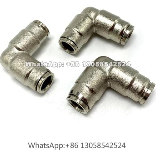 Elbow Quick Coupling Connector, Quick Connector for Pipes and Misting Fog Nozzle, Slip Lock Elbow Connector
