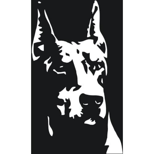 Car Sticker Funny Dog Hound Unique Reflective Decals waterproof animal cartoon Dog Car Motorcycle Decals for volkswagen audi