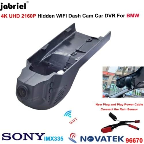 For BMW 1 3 5 7 series X1 X3 X5 F10 F15 F20 F25 F40 F48 F22 F23 F44 F45 F46 F30 F31 F34 4K Dash Cam 2160P Wifi Car DVR Camera