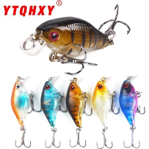 Wobbler Fishing Lure 3D Eyes 4cm/4.6g Topwater Artificial Plastic Hard Bait Japan Crankbait Carp Fishing Pesca Isca