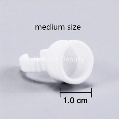1000pcs Hot Sale Disposable Glue Holder Ring Pallet for Eyelash Extension Tattoo Pigment Wholesale