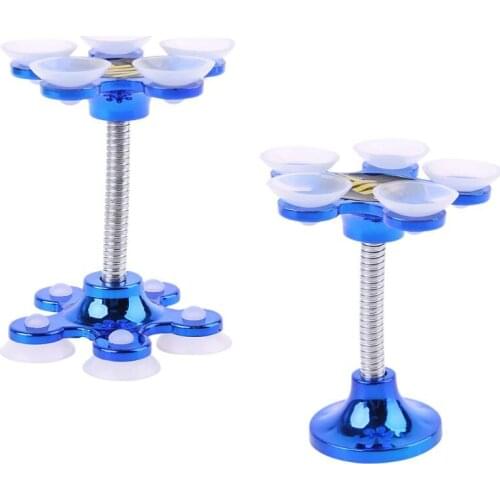 360 Degree Metal Rotatable Flower Magic Suction Cup Mobile Phone Holder Car Bracket for iPad iPhone Samsung Smartphones