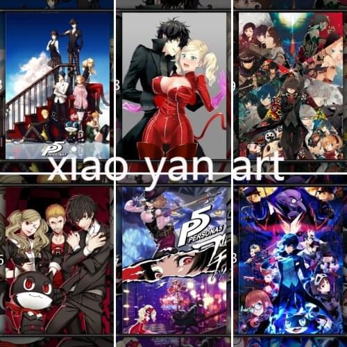 5D DIY Clown Panther Queen Anime Full Diamond Embroidery Diamond Painting Diamond Mosaic Cross Stitch Kits Room Decoration