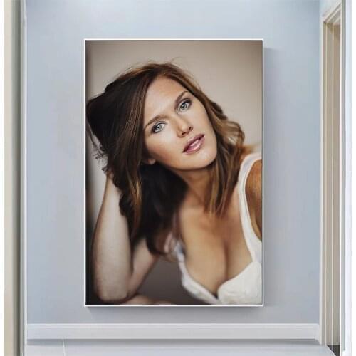 Adair Howell Sexy Model Pretty Girl Swimsuit Pose Wall Silk Cloth HD Poster Art Home Decoration Gift