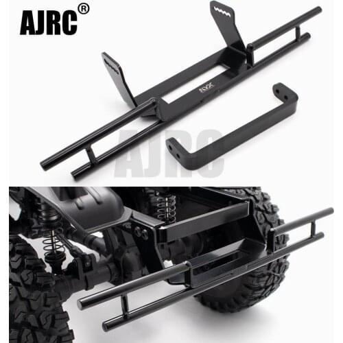 AJRC CNC Alloy Rear Bumper with Frame Bracket Upgrades Parts Accessories for RC Crawler Car Traxxas 6x6 TRX6 G63 TRX-4 G500