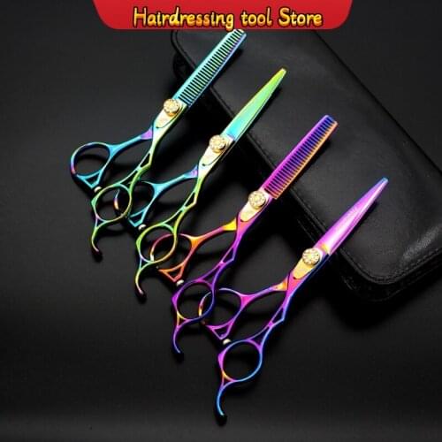 Freelander 6.0 \"selling Scissors Cheap Hairdressing Scissors Hairdresser Thinning Scissors Hairdress Japan Stainless Steel Type