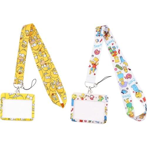 JF660 Funny Cartoon Lanyards for Key Neck Strap For Card Badge Gym Key Chain Lanyard Key Holder DIY Hanging Rope Keychain