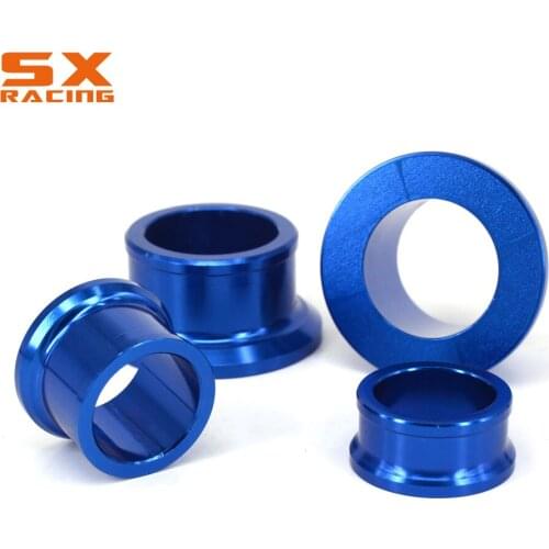 Motorcycle Aluminum Front And Rear Wheel Hub Spacer Set For YAMAHA YZ250F YZ450F YZF250 YZF450 2009-2013 Dirt Bike Motocross