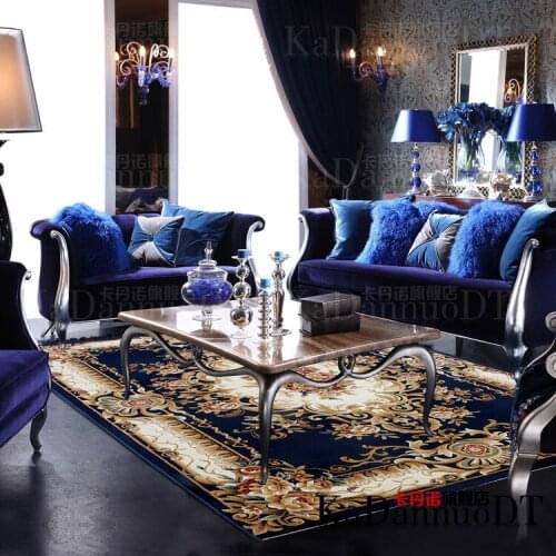Handmade pure wool carpet fashion chinese style living room coffee table carpet