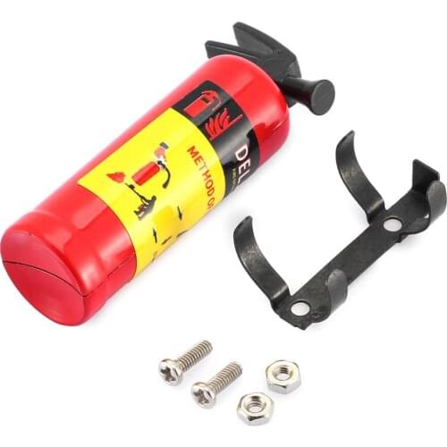 Mini Fire Extinguisher Toy T-power 1/10 Scale Fire Extinguisher Simulation RC Rock Crawler for AMIYA CC01 RC4WD Accessory Toy