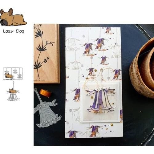 Bellflower Frame Metal Cutting Dies Scrapbooking Stencil DIY Decorative Craft Embossing Die Cuts Card Making New Dies For 2020