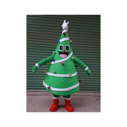 Christmas Tree Mascot Costumes Holiday Special Clothing Cartoon Apparel Birthday Christmas Carnival Performance Apparel