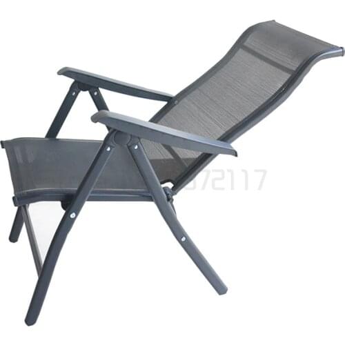 Recliner folding chair backrest lazy leisure sitting and lying dual-purpose office simple balcony chair