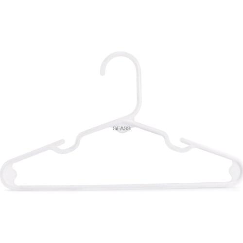 CHILDRENS White Plastic Clothes Hanger PP Anti-slip Clothes Rack Air Dry Clothes Hanger Household New Material
