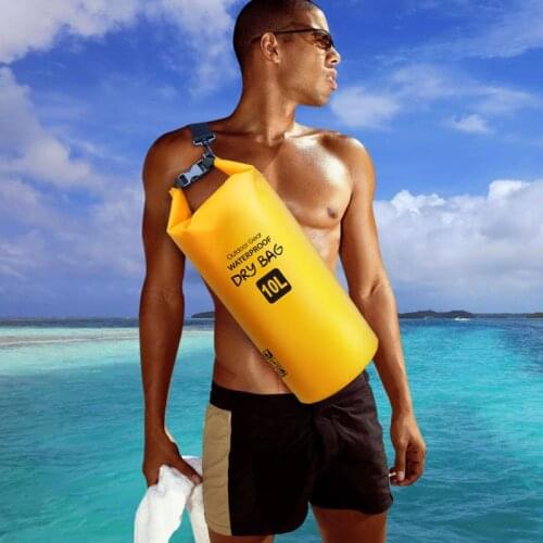 Outdoor Waterproof PVC Single Double Storage Backpack Swimming Accessories Waterproof Bag For Seaside Swimming Bolso De Playa